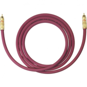 Oehlbach Cinch avdio priključni kabel [1x cinch vtič - 1x cinch vtič] 6 m bordo rdeča pozlačeni kontakti Oehlbach NF 214 SUB