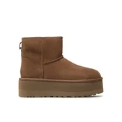 Ugg Cizme za snijeg W Classic Mini Platform 1134991 Smeda