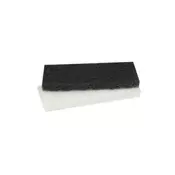 Kubala Tekstilna vlakna Textile fiber white/black for 0360, 120 x 250 mm, 2 pcs.