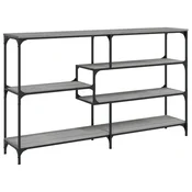 Vidaxl Konzolna mizica siva sonoma 160x32x95 cm inženirski les