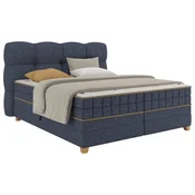 Boxspring Krevet Bianco 160/200 cm , plava