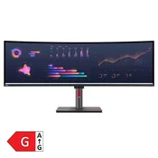 LENOVO ThinkVision P49W-30 124,49cm (49) QHD IPS 60Hz DP/HDMI/USB-C zvočniki ukrivljen monitor 63DBRAT1EU