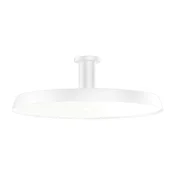 Wever & Ducré Lighting WEVER & DUCRÉ Roomor 1.0 stropna svetilka MP, bela, 4.000 K - Študija/pisarna - bela (RAL 9003), mikroprizmatična - Kovina