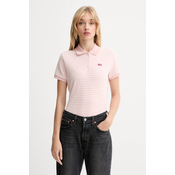 Polo majica Levis za žene, boja: ružicasta, 52599