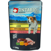 Ontario Kapsička játra s kuřecím ve vývaru 100 g