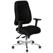 MID.YOU Vrtljivi Stol Zenit Comfort, Črna