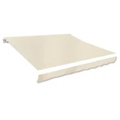 Vidaxl Tenda iz platna krem 3x2,5 m (brez okvirja)