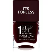 Nails Inc. It’s Topless gel lak za nohte za dolgoobstojen učinek odtenek Billie 14 ml