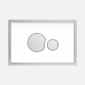 16 720 93 0000: Aktivirna tipka SG 706, steklo/plastika, bela/mat krom