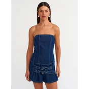 Dilvin Obleka moder denim