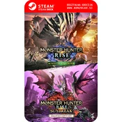 Monster Hunter Rise + Sunbreak Double Deluxe Set - Steam koda brez škatlice (WINDOWS PC | STEAM DECK)