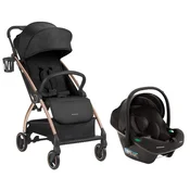 Kikka Boo Kolica autofolding Joy premium 2in1 set sa autosedištem I-Prime I-Size Black