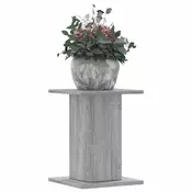 Vidaxl Stojalo za rastline 2 kosa siva sonoma 30x30x40 cm inž. les