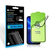 Bestsuit Flexible 5D Full Glue hibridno staklo za Samsung Galaxy S23FE crno (Hot Bending) - radi citac otiska prsta