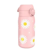 Water bottle for children, stainless steel, 400 ml, Daisies - Ion8