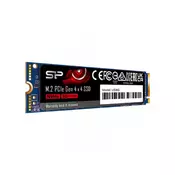 Silicon Power UD85 SSD disk, M.2 PCIe NVMe 1.4 Gen4x4, 250 GB (SP250GBP44UD8505)