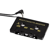 HAMA Adapter za kasetofon v vozilu za pametne telefone, predvajalnike MP3, predvajalnike CD, 3,5 mm priključek