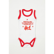 Bodi atlet crvena zvezda beli vel.80 ( 3125-24b.80 )