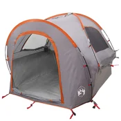vidaXL Avto šotor s streho Siva in oranžna 200 x 170 x 170 cm
