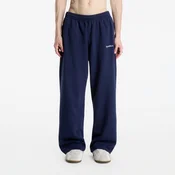 Superge Sporty & Rich Serif Logo Embroidered Wide Sweatpant UNISEX Dark Navy M
