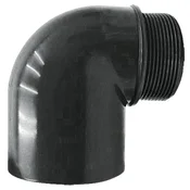 Granit PVC-U kotni priključek 90 stopinj, notranji premer 10 barov, kapalna cev 2, 0110147