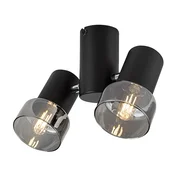 Rabalux Plafonska spot lampa Hatice, 2xE14, Crna