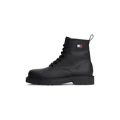 Gležnjarji Tommy Jeans Archive 01 Rubber Lace Boot EM0EM01781 Črna