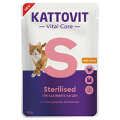 Kattovit Vital Care Sterilised Pouches s piščancem - 6 x 85 g