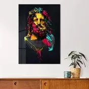 Wallity Dekorativna slika na kaljenom staklu, 30x40cm, Šarena
