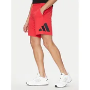 adidas Športne kratke hlače Train Essentials Logo Training JD4879 Rdeča Regular Fit
