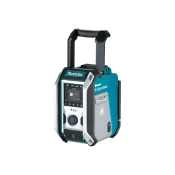 Makita DMR115 Cordless Construction Site Radio (Without Battery, No Punjač), Turquoise, Black, Silver