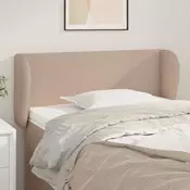 Vidaxl vidaXL Vzglavnik s krilci, kapučino, 103x23x78/88 cm, umetno usnje