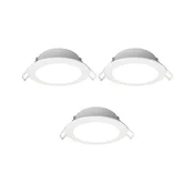 Aigostar -SET 3xLED kupatilsko ugradno svetlo 4,8W/230V 3000K IP65 bela