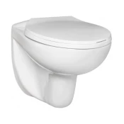 KERRA Wc školjka DORIS bela sijaj, brezrobna z desko soft close