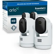 Arlo Arlo Indoor 3 HD PTZ nadzorna kamera za notranjo uporabo, WiFi, 2-delni set