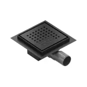 Mexen Flat-Q M08 kvadratni talni odtok 12 x 12 cm, črn - 1710512