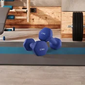 Songmics Set uteži 2 kosa 25 kg vsak črna