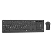 GEM Gembird KBS-WPS-01-W brezžični set (tipkovnica + miška), črn, RU postavitev
