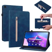 GS Ovitek za Lenovo Tab M10 10.1 Gen 3, reža za denarnico in pisalo, moder