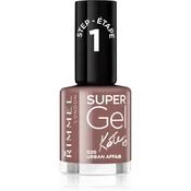 Rimmel Super Gel By Kate gel lak za nohte brez uporabe UV/LED lučke odtenek 020 Urban Affair 12 ml
