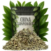 shumee GUNPOWDER zeleni čaj v listih 50 g - zviti listi, močna aroma