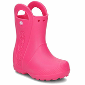 Crocs Kids Crocs Handle It Rain Boot Candy Pink 23-24