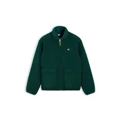 Tommy Jeans Prehodna jakna ESSENTIAL temno zelena