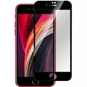 eSTUFF Zaščitno steklo iPhone SE 22/20 Full Titan Shield, kaljeno steklo