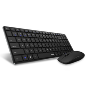 Rapoo 9300M tastatura RF bežicni + Bluetooth Crno