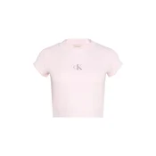 Calvin Klein Jeans Majica siva / roza / bela