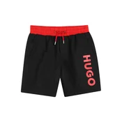HUGO Kopalne hlače G01185 D Črna Regular Fit