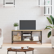 TV ormaric boja hrasta sonome 100x35x45 cm od drva i željeza