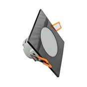 LED ugradna plafonska svetiljka za kupatilo LED/8W/230V 3000K IP65 crna