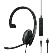 Slušalice s mikrofonom Sennheiser - EPOS SC 135, USB-C, crne